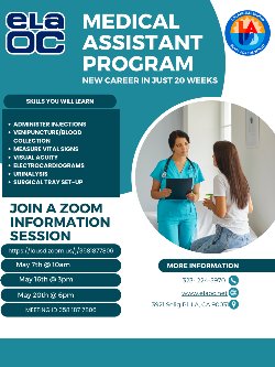Medical Assistant Zoom Information Session for 2024 Fall Semester